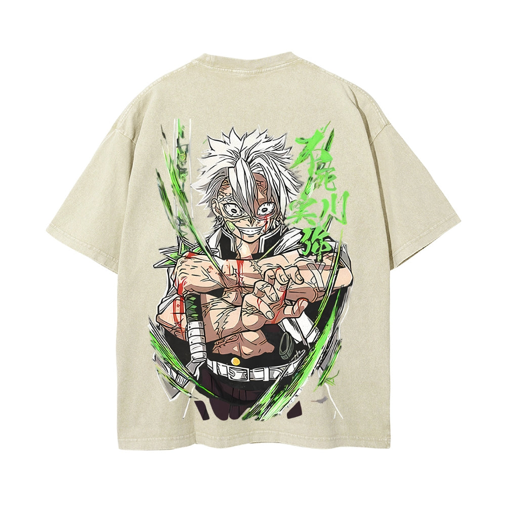 Vintage Oversized T-Shirt Demon Slayer