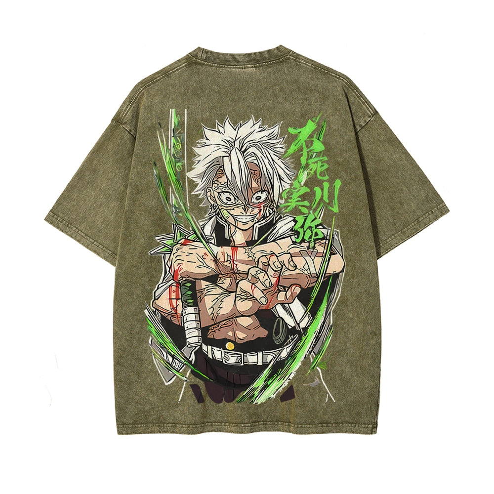 Vintage Oversized T-Shirt Demon Slayer