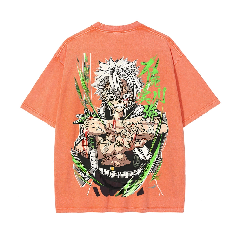Vintage Oversized T-Shirt Demon Slayer