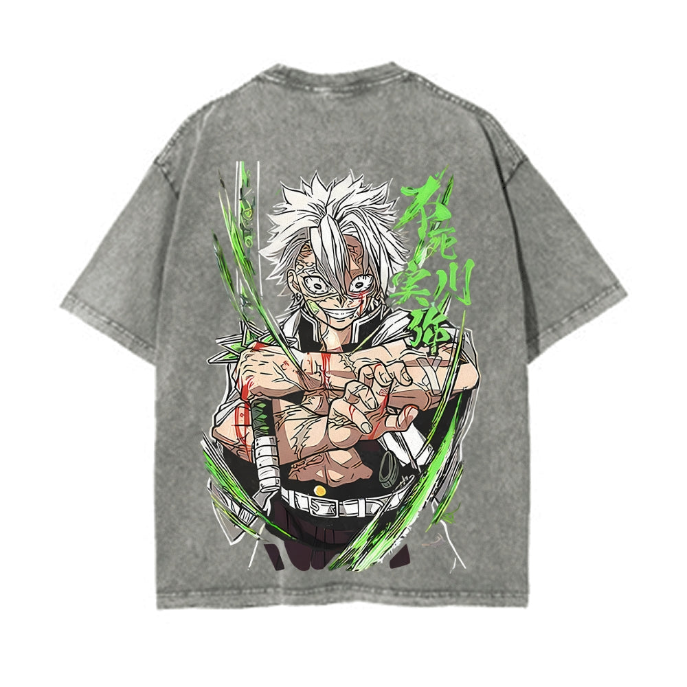 Vintage Oversized T-Shirt Demon Slayer