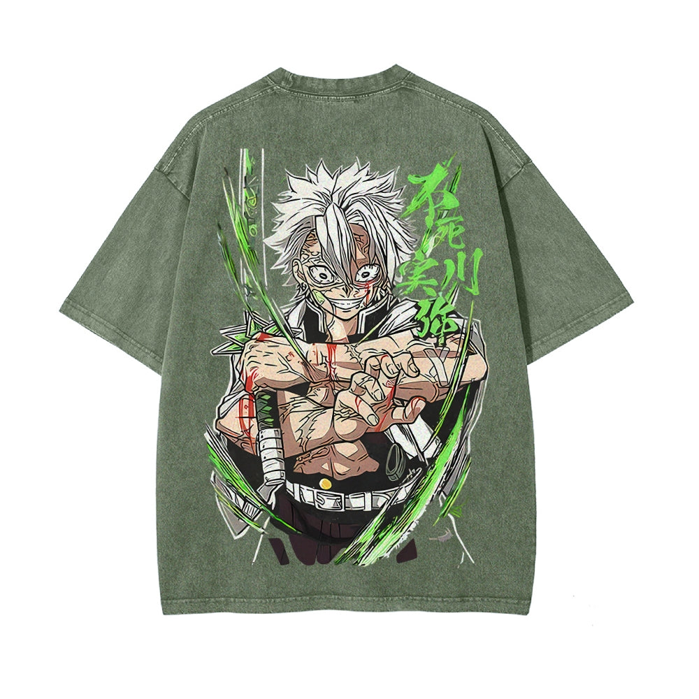 Vintage Oversized T-Shirt Demon Slayer