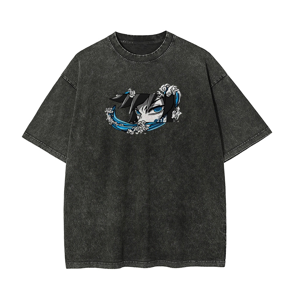Vintage Oversized T-Shirt Demon Slayer