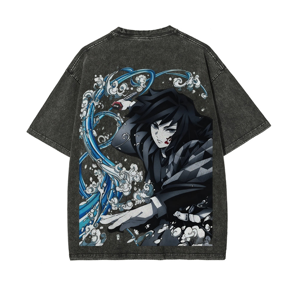 Vintage Oversized T-Shirt Demon Slayer