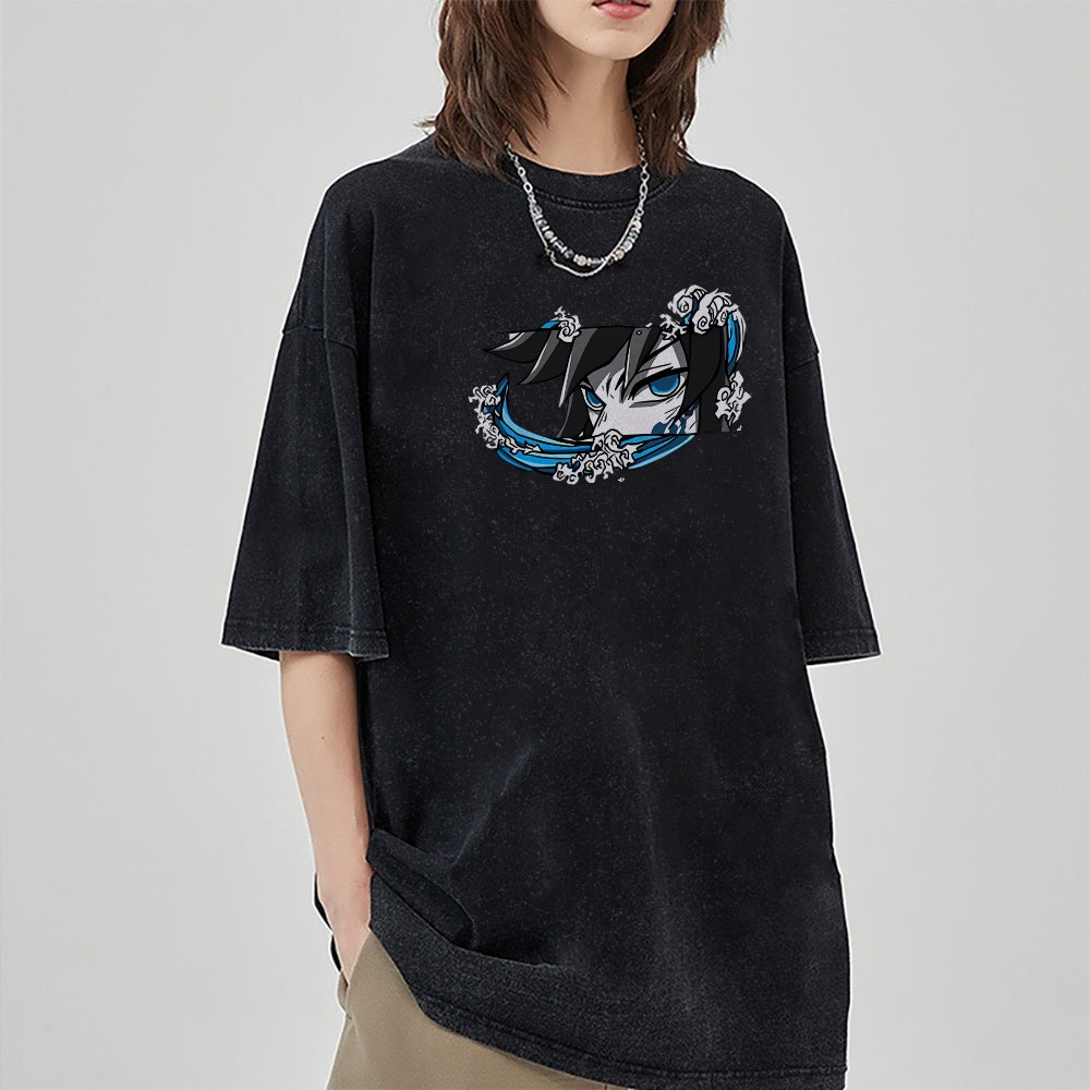 Vintage Oversized T-Shirt Demon Slayer