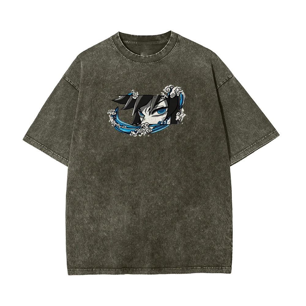 Vintage Oversized T-Shirt Demon Slayer