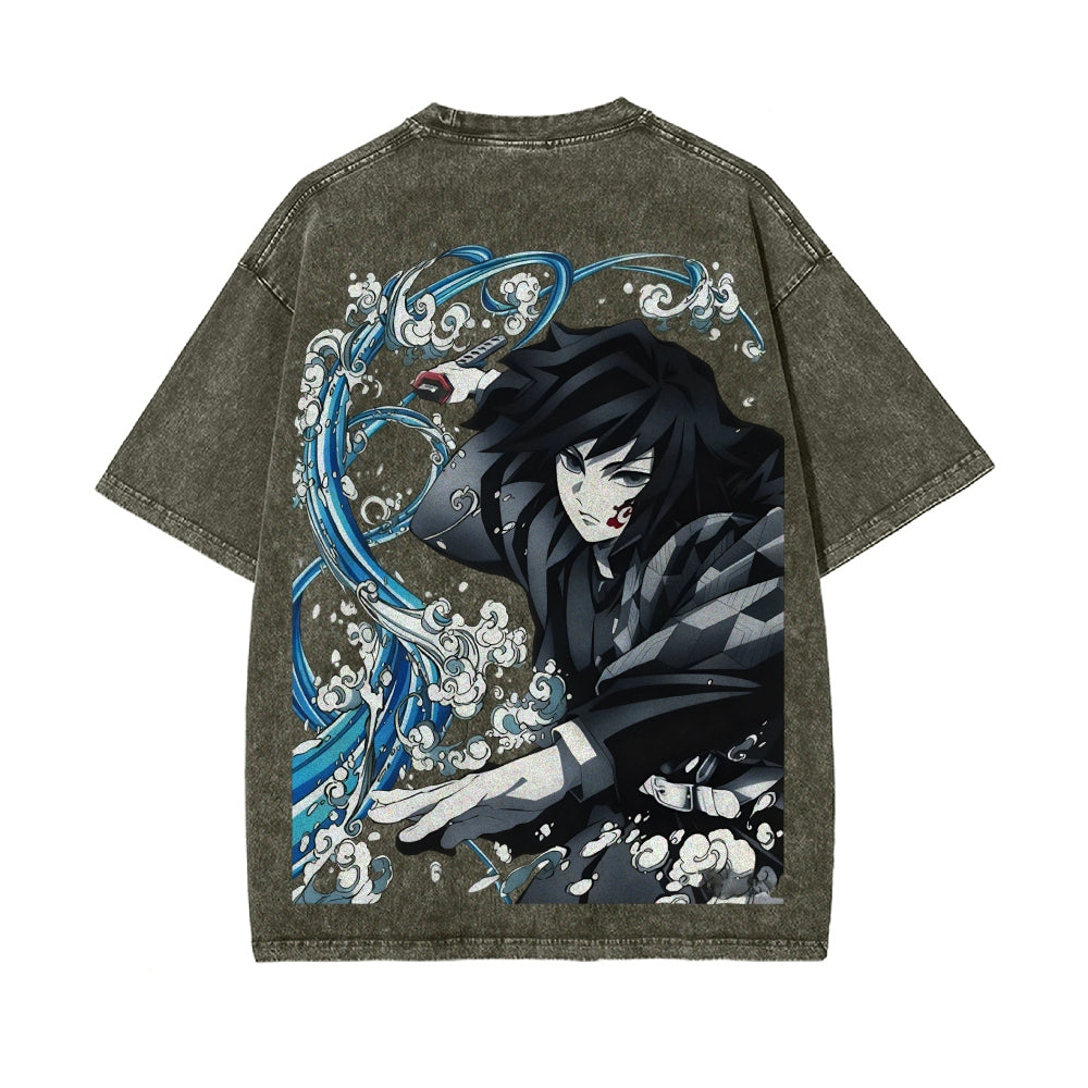 Vintage Oversized T-Shirt Demon Slayer