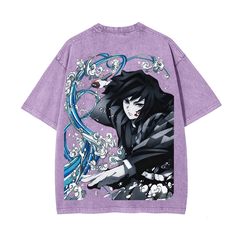 Vintage Oversized T-Shirt Demon Slayer