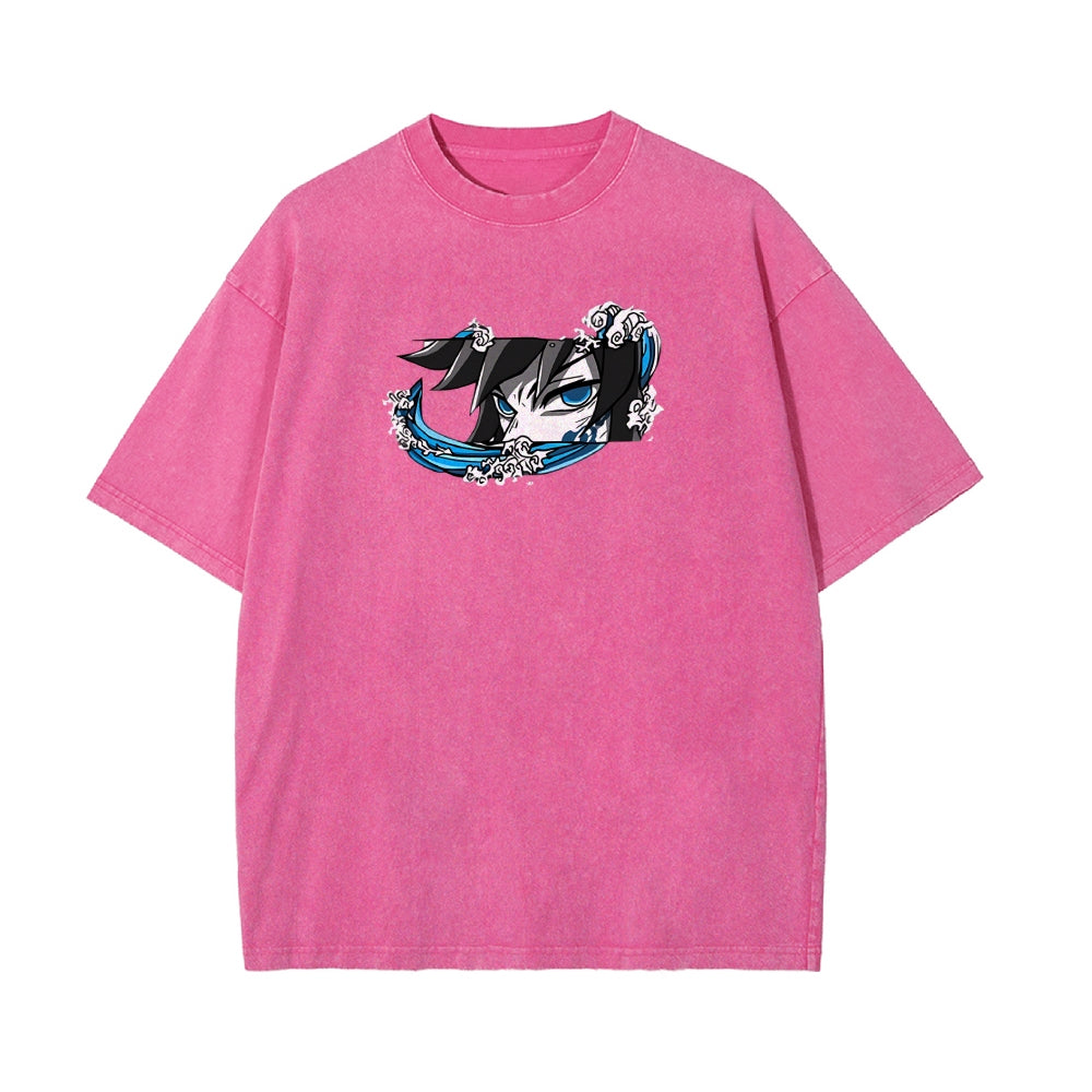 Vintage Oversized T-Shirt Demon Slayer