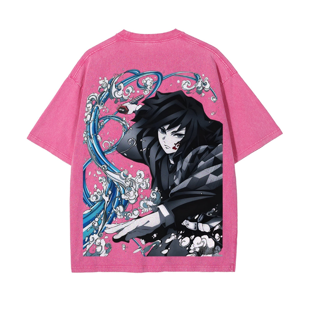 Vintage Oversized T-Shirt Demon Slayer