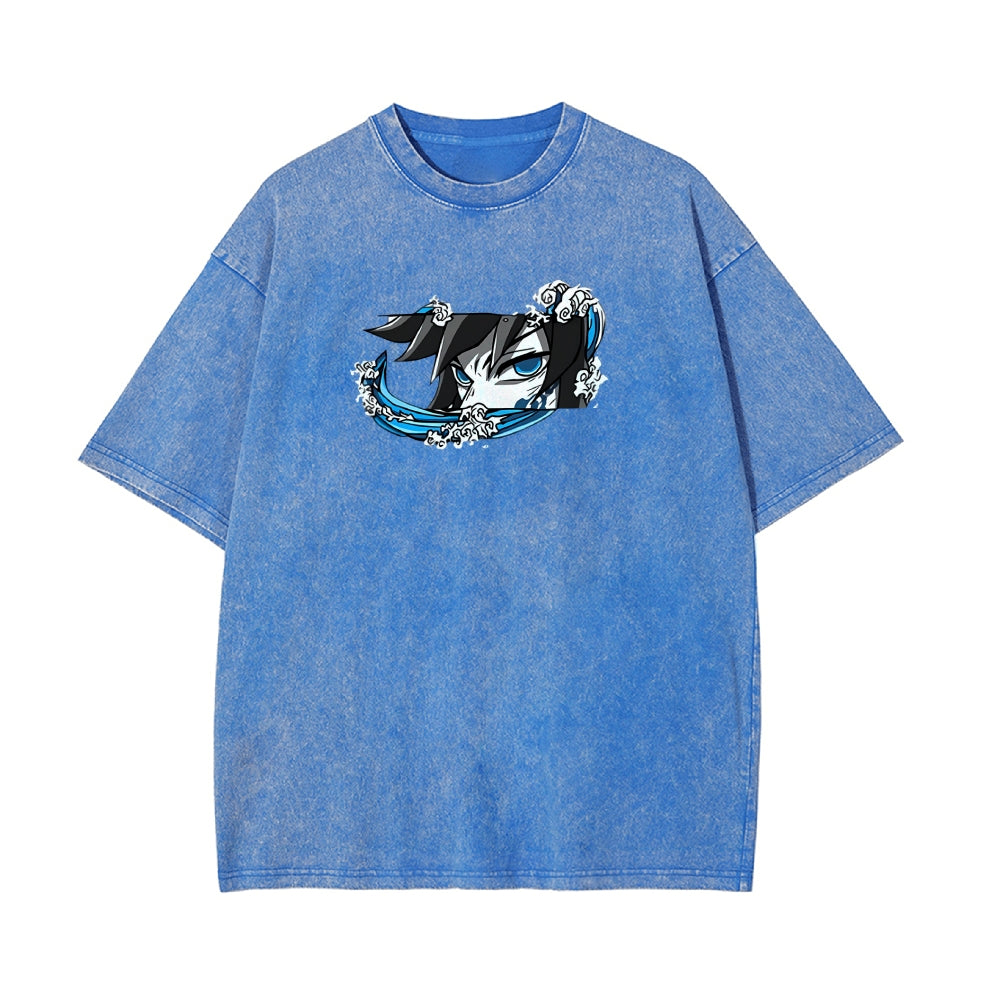 Vintage Oversized T-Shirt Demon Slayer