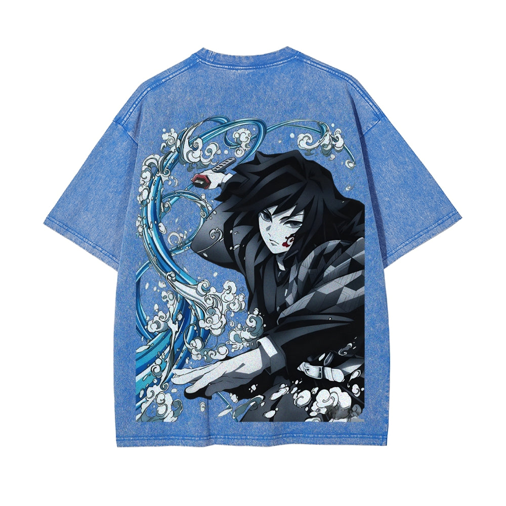 Vintage Oversized T-Shirt Demon Slayer