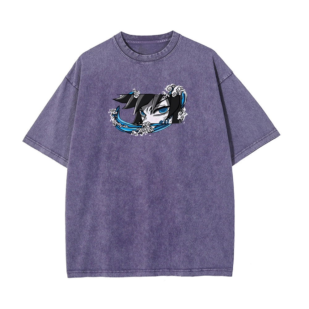 Vintage Oversized T-Shirt Demon Slayer