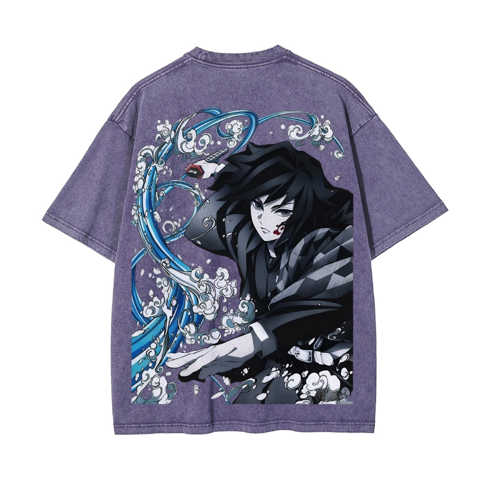 Vintage Oversized T-Shirt Demon Slayer