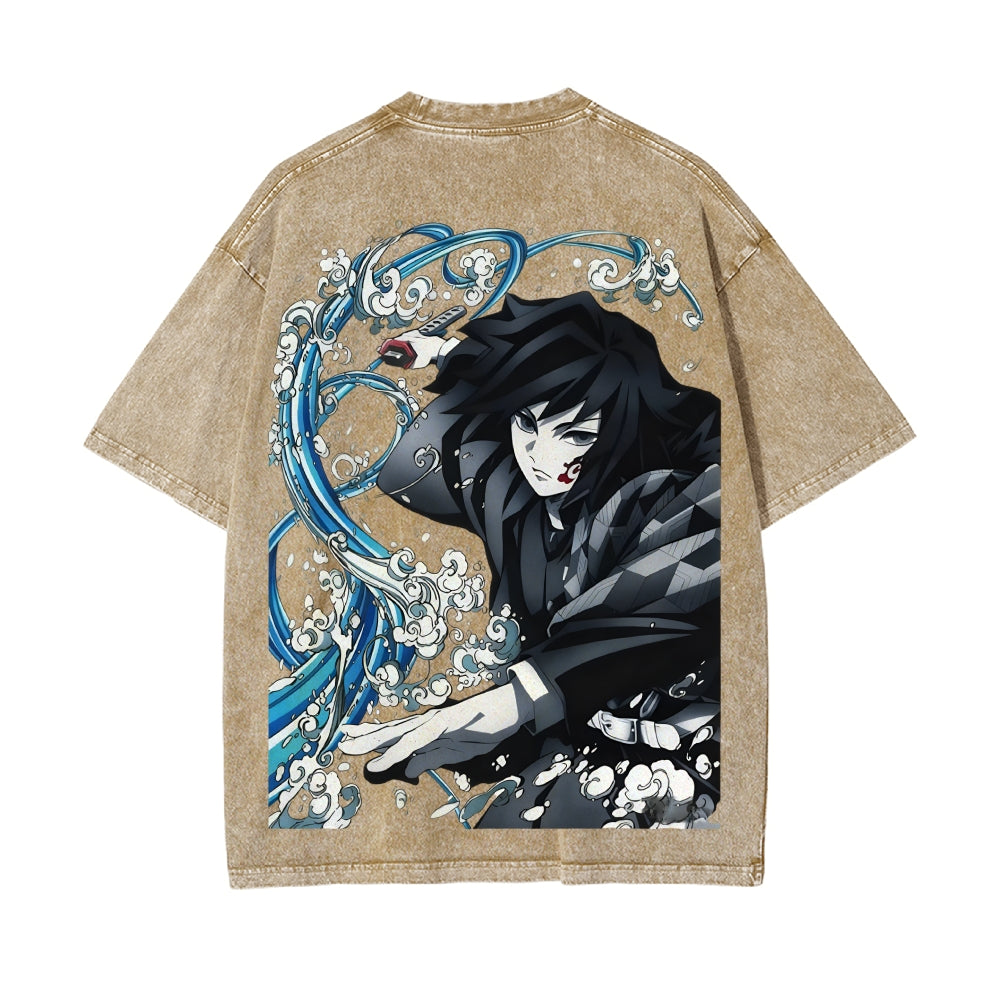 Vintage Oversized T-Shirt Demon Slayer