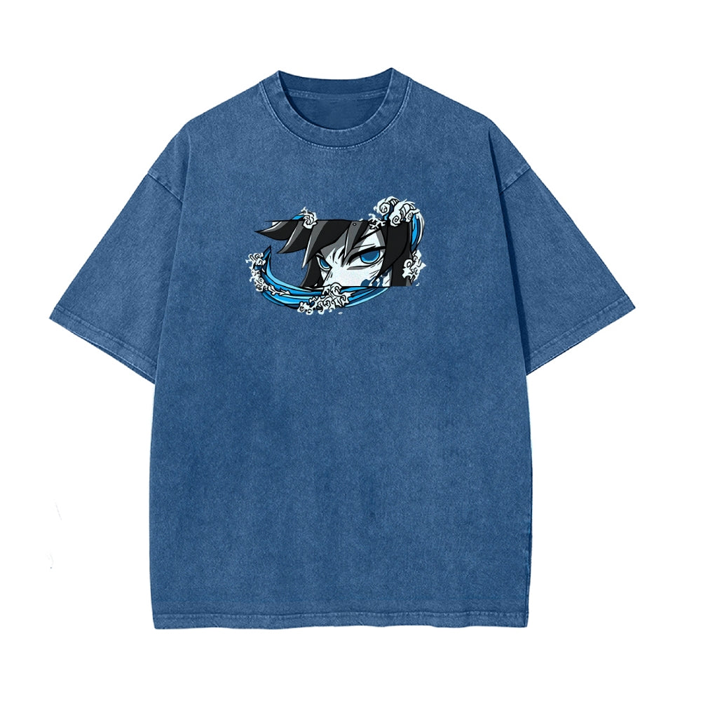 Vintage Oversized T-Shirt Demon Slayer