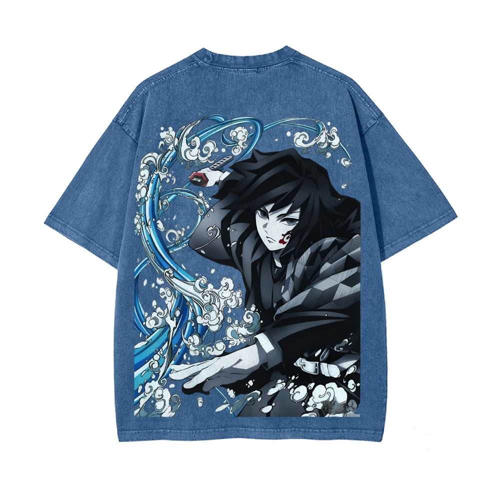 Vintage Oversized T-Shirt Demon Slayer