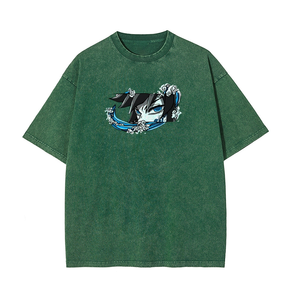 Vintage Oversized T-Shirt Demon Slayer