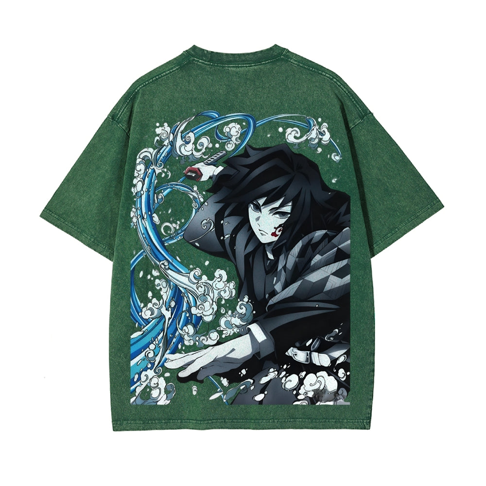 Vintage Oversized T-Shirt Demon Slayer