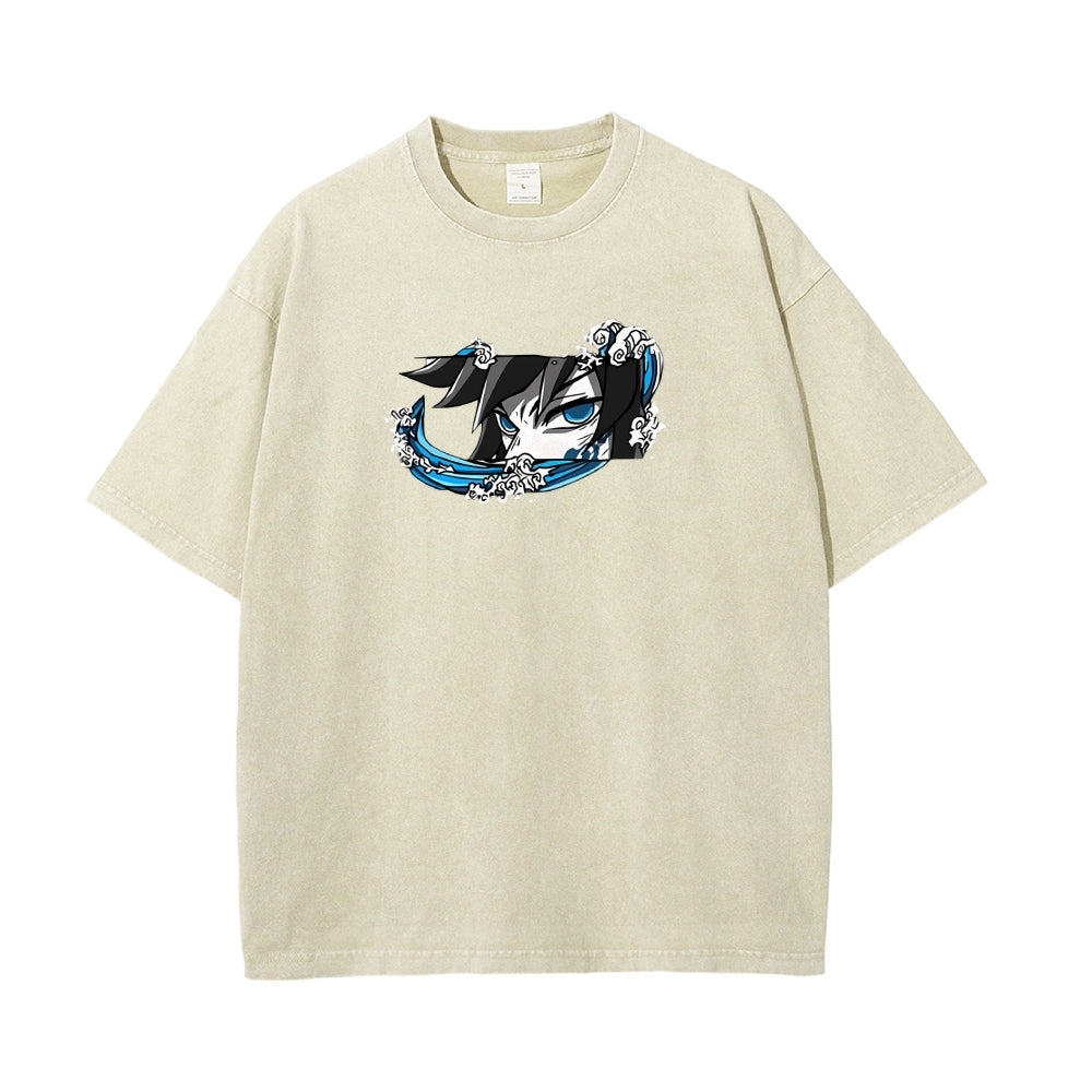 Vintage Oversized T-Shirt Demon Slayer