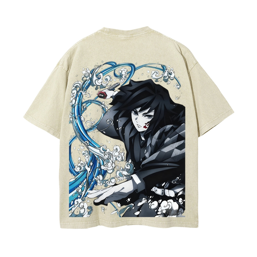 Vintage Oversized T-Shirt Demon Slayer