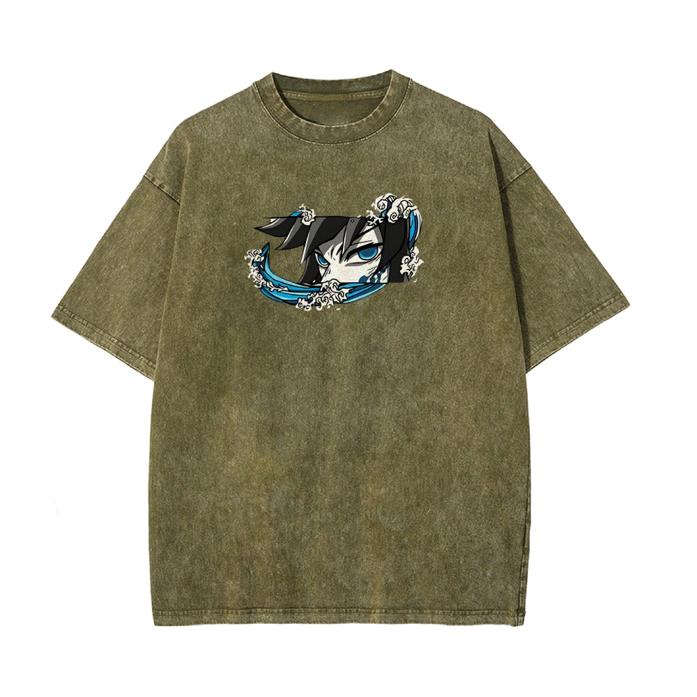 Vintage Oversized T-Shirt Demon Slayer