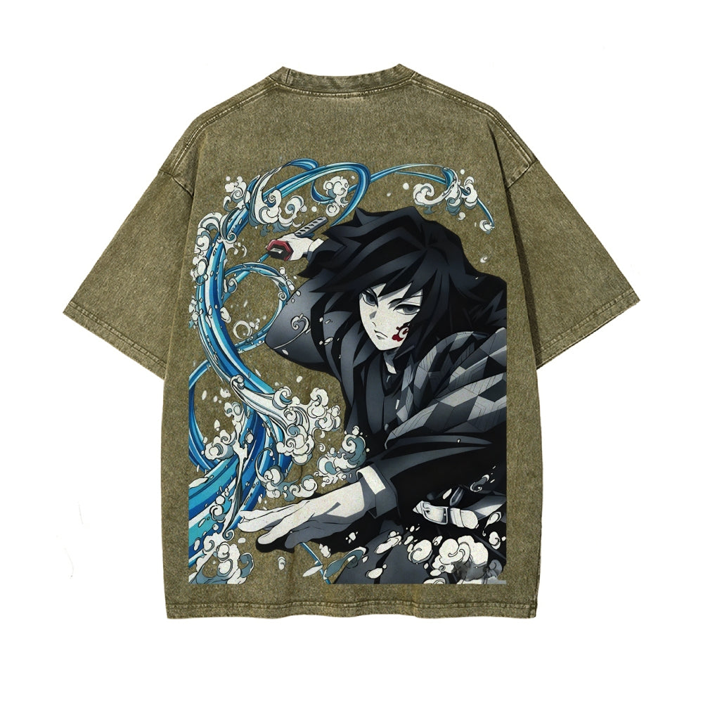 Vintage Oversized T-Shirt Demon Slayer
