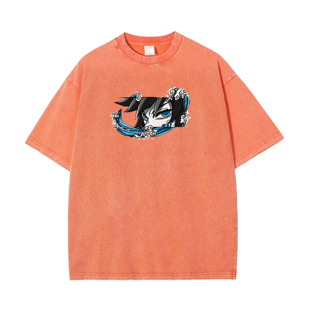 Vintage Oversized T-Shirt Demon Slayer