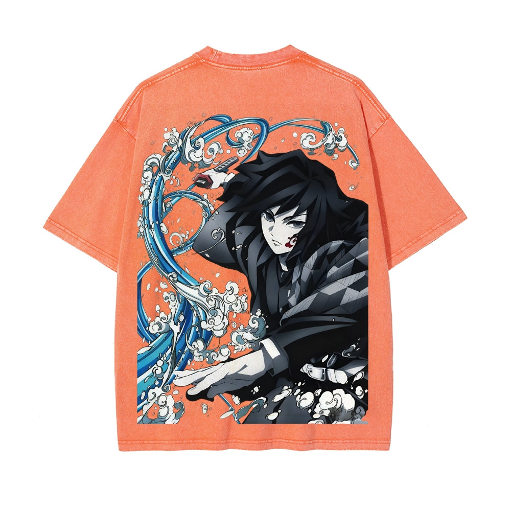 Vintage Oversized T-Shirt Demon Slayer