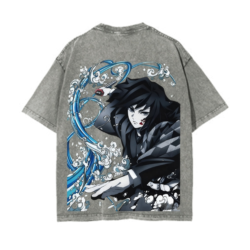 Vintage Oversized T-Shirt Demon Slayer