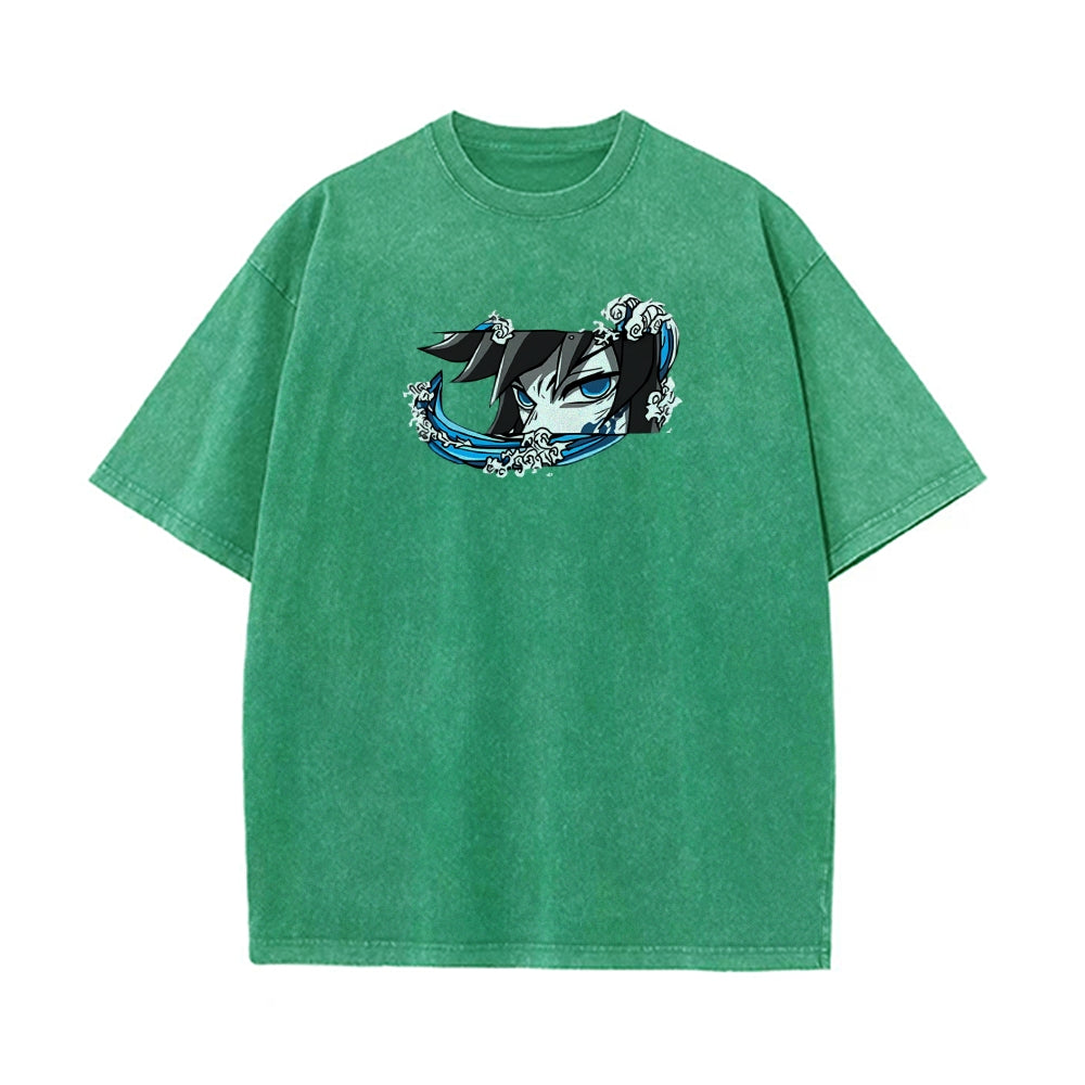 Vintage Oversized T-Shirt Demon Slayer