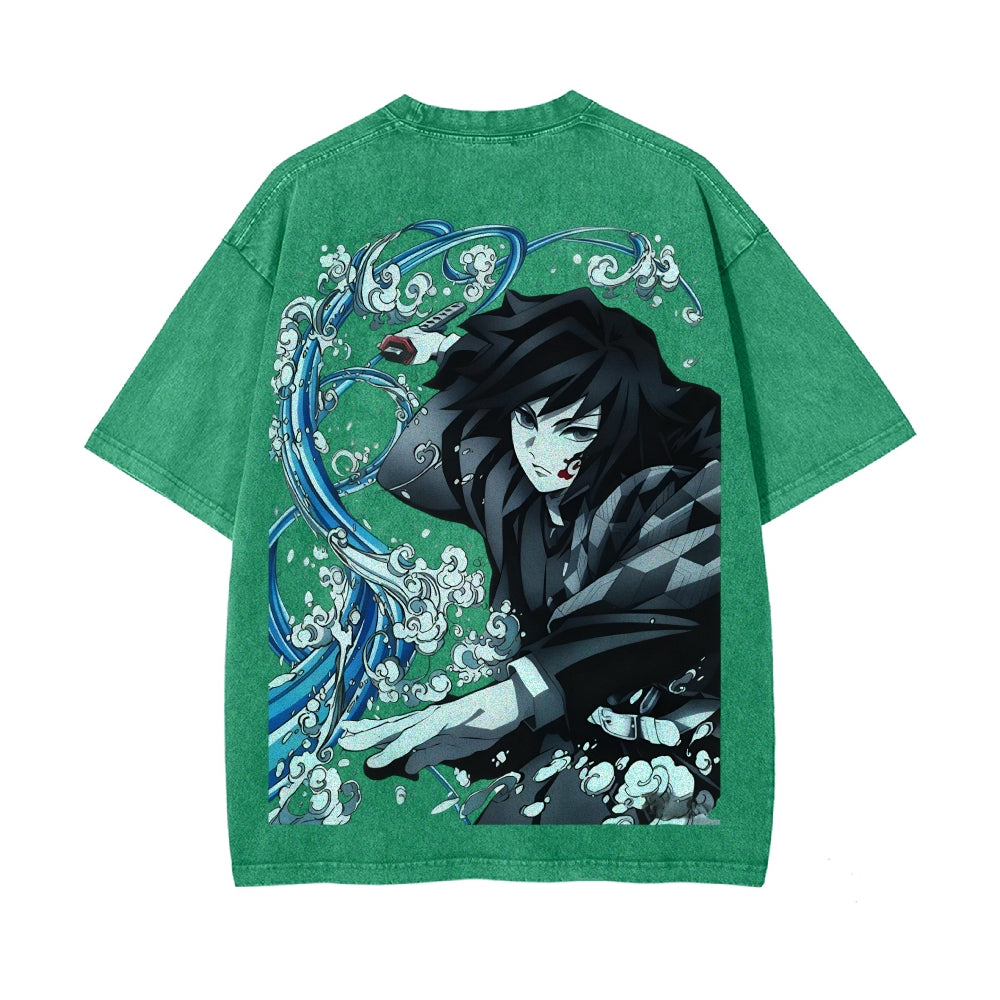 Vintage Oversized T-Shirt Demon Slayer