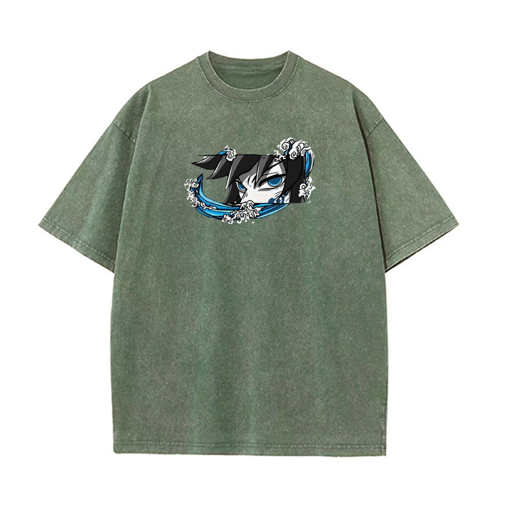 Vintage Oversized T-Shirt Demon Slayer