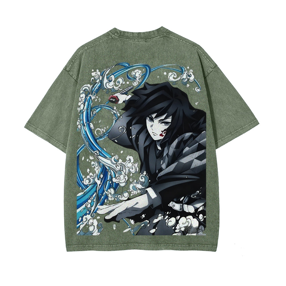 Vintage Oversized T-Shirt Demon Slayer