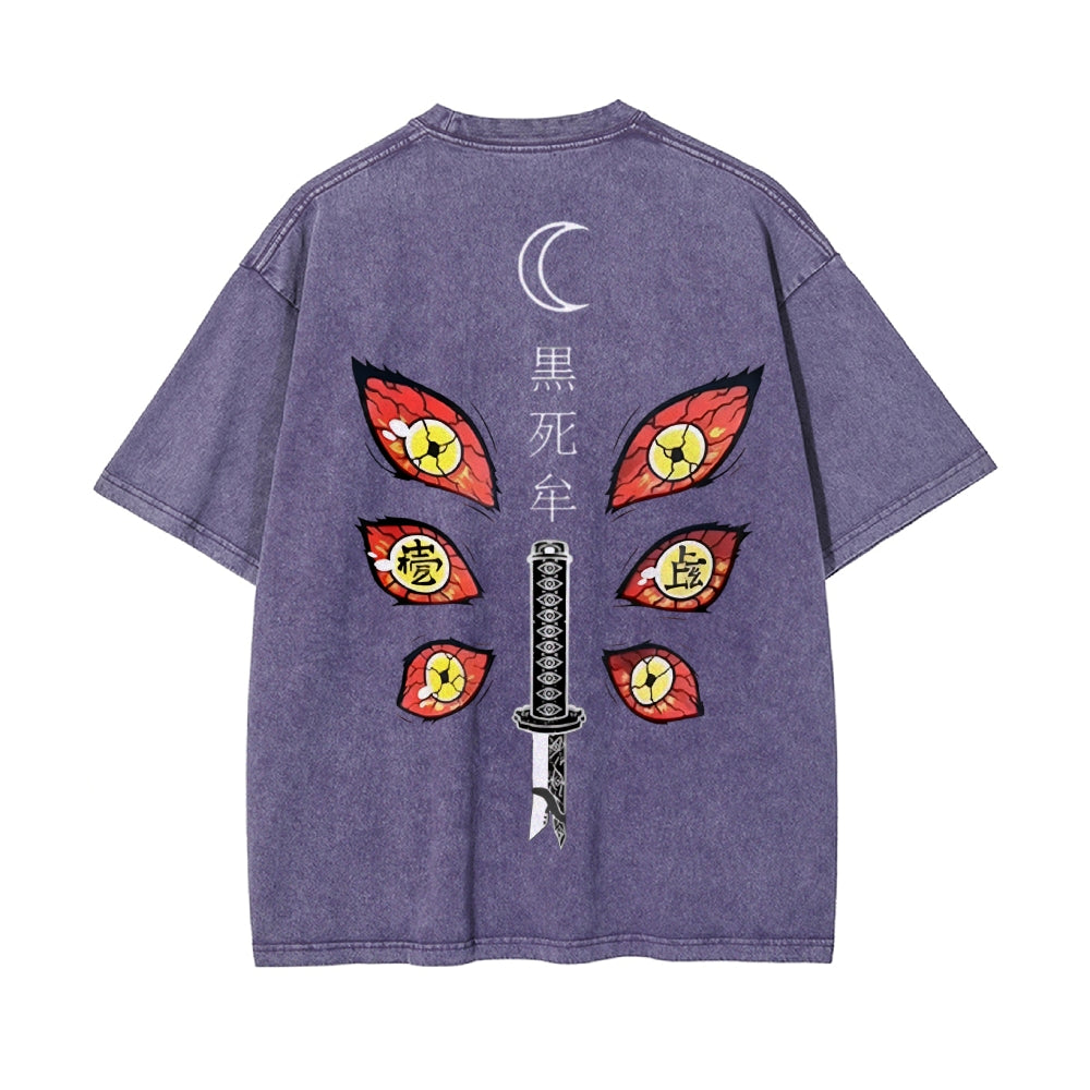 Vintage Oversized T-Shirt Demon Slayer