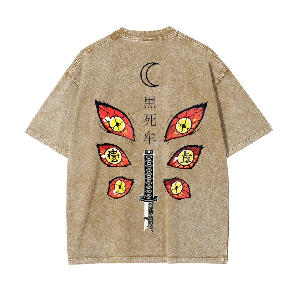 Vintage Oversized T-Shirt Demon Slayer