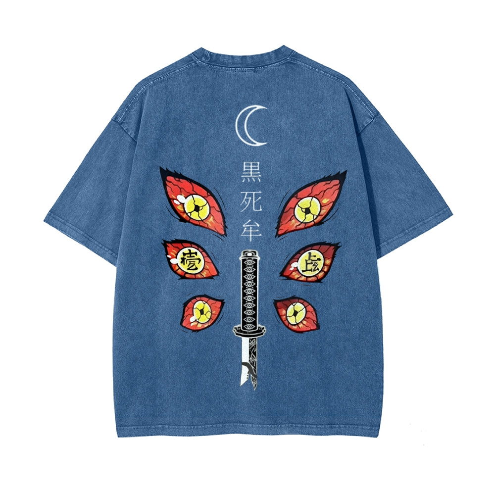 Vintage Oversized T-Shirt Demon Slayer
