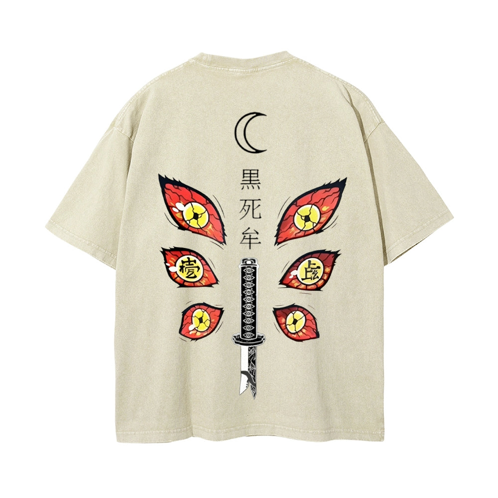 Vintage Oversized T-Shirt Demon Slayer