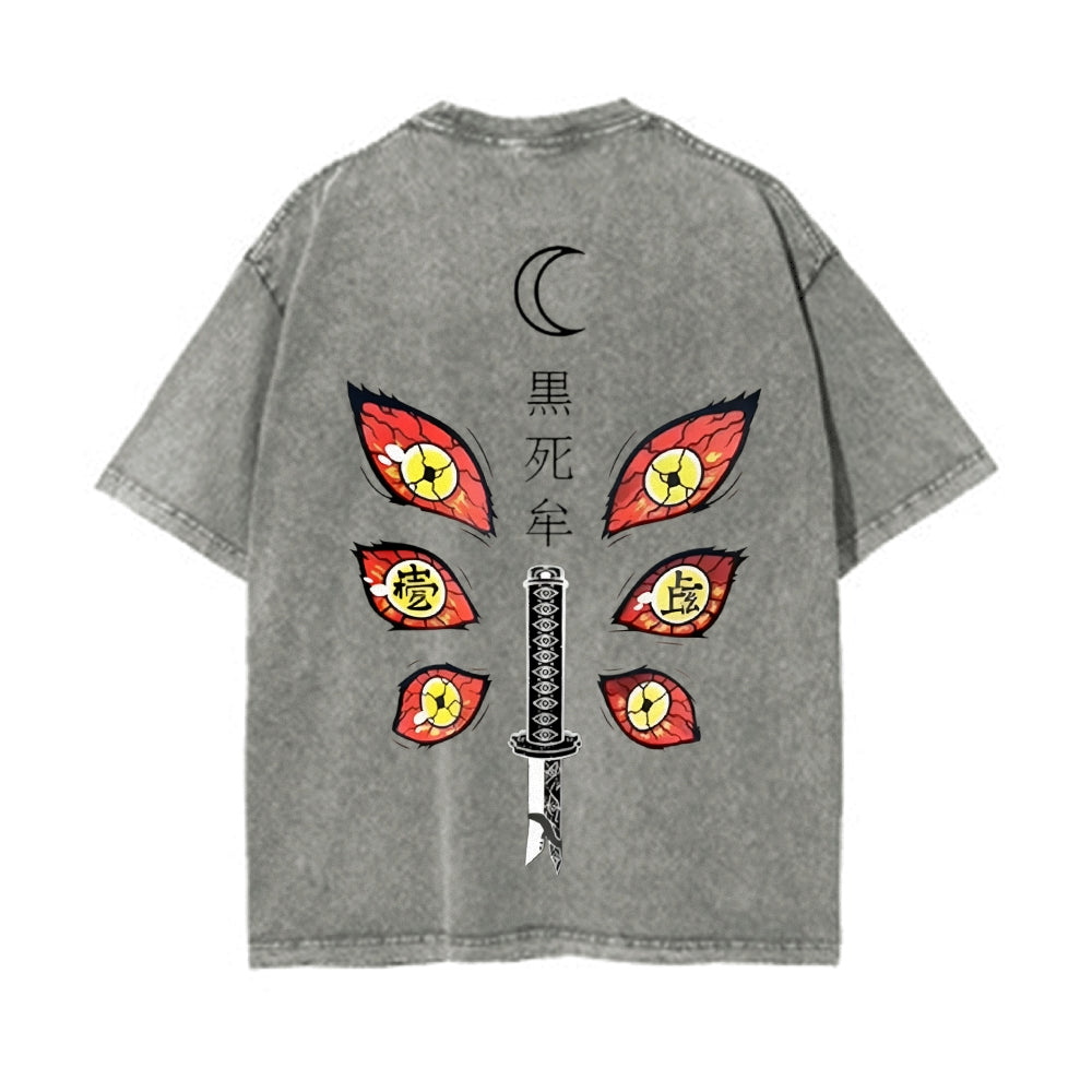 Vintage Oversized T-Shirt Demon Slayer