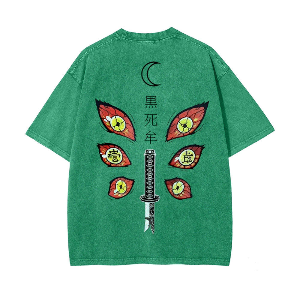 Vintage Oversized T-Shirt Demon Slayer