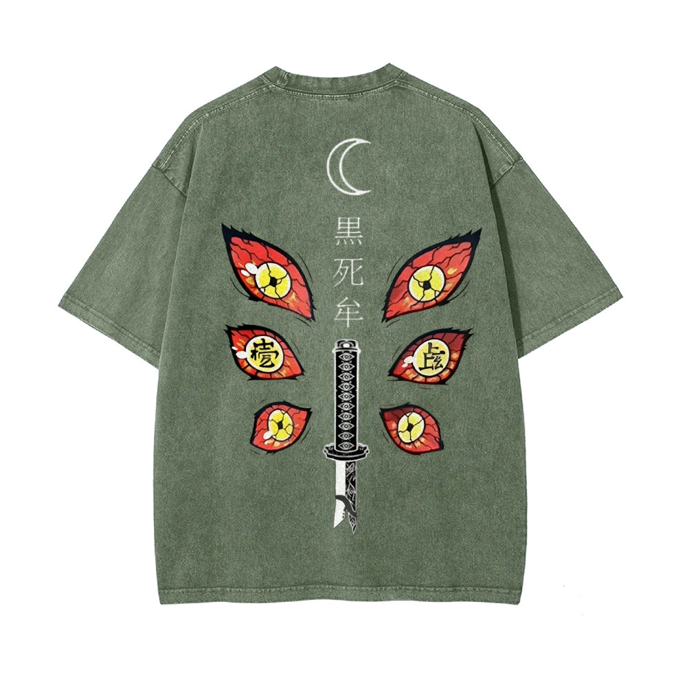 Vintage Oversized T-Shirt Demon Slayer