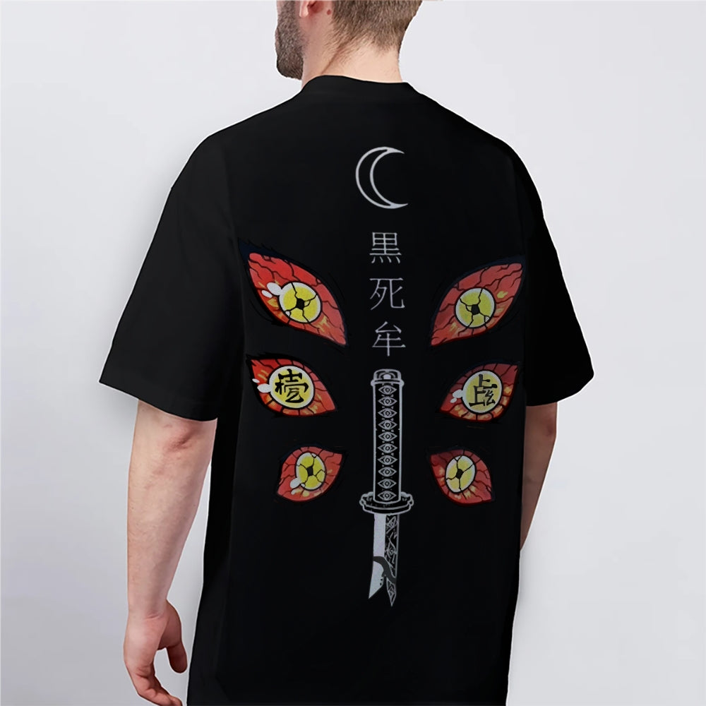 Demon Slayer Cotton Unisex Crew Neck Anime T-Shirt