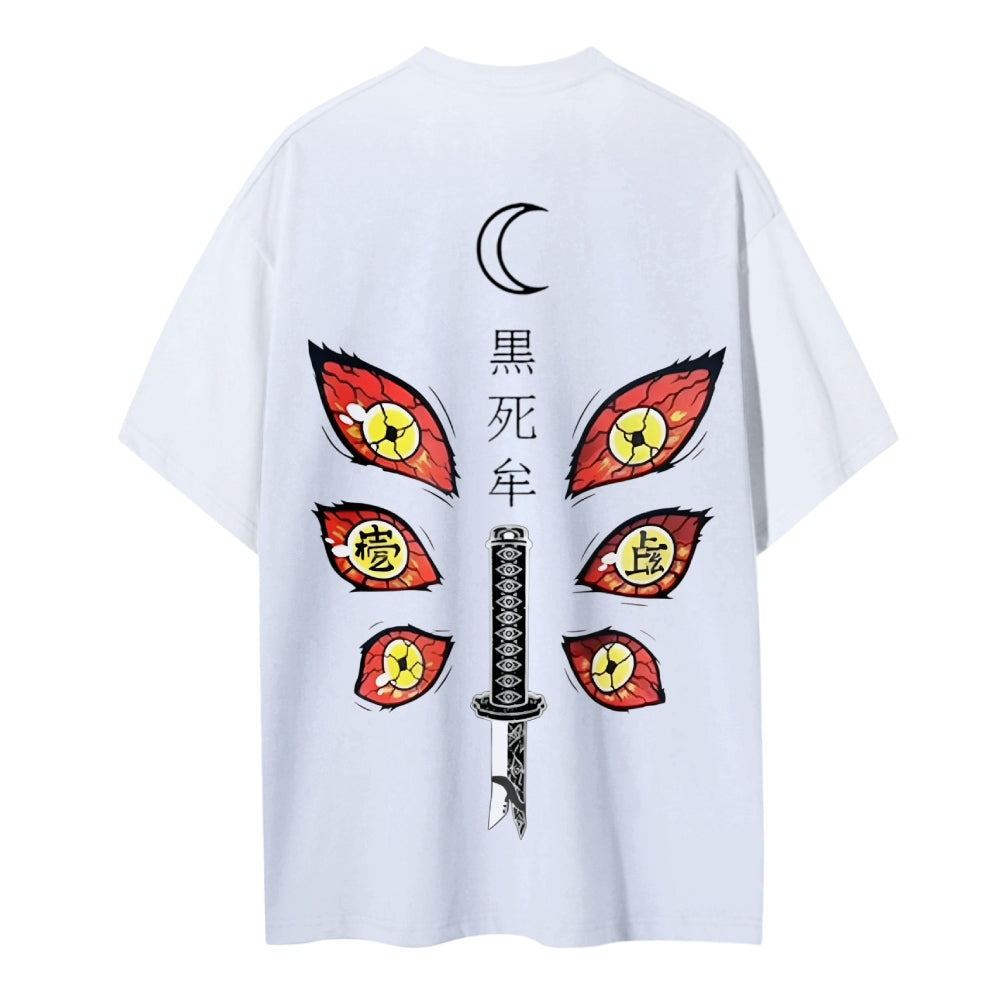 Demon Slayer Cotton Unisex Crew Neck Anime T-Shirt