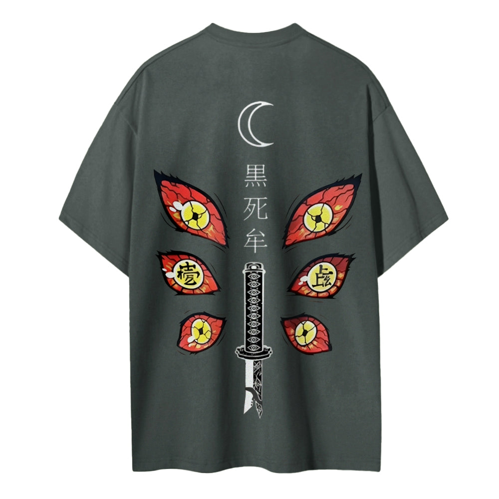 Demon Slayer Cotton Unisex Crew Neck Anime T-Shirt