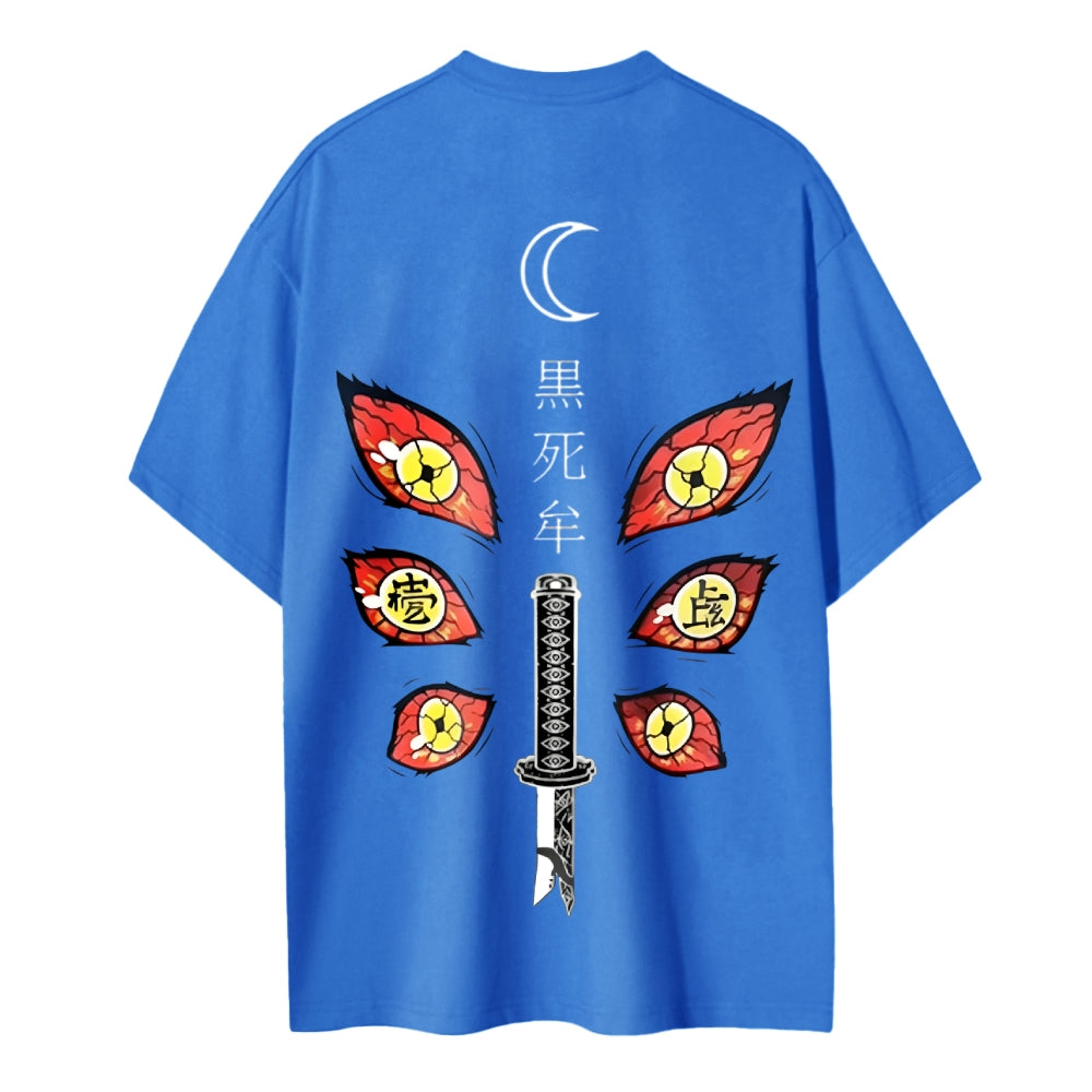 Demon Slayer Cotton Unisex Crew Neck Anime T-Shirt