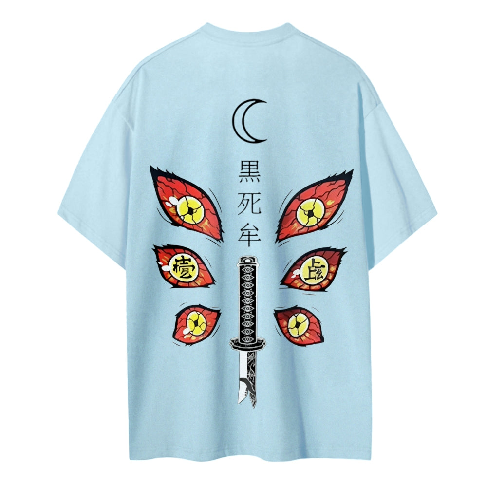 Demon Slayer Cotton Unisex Crew Neck Anime T-Shirt