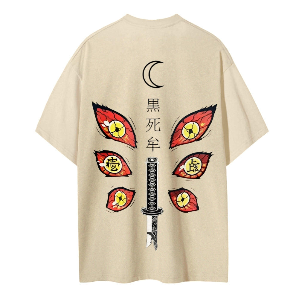 Demon Slayer Cotton Unisex Crew Neck Anime T-Shirt