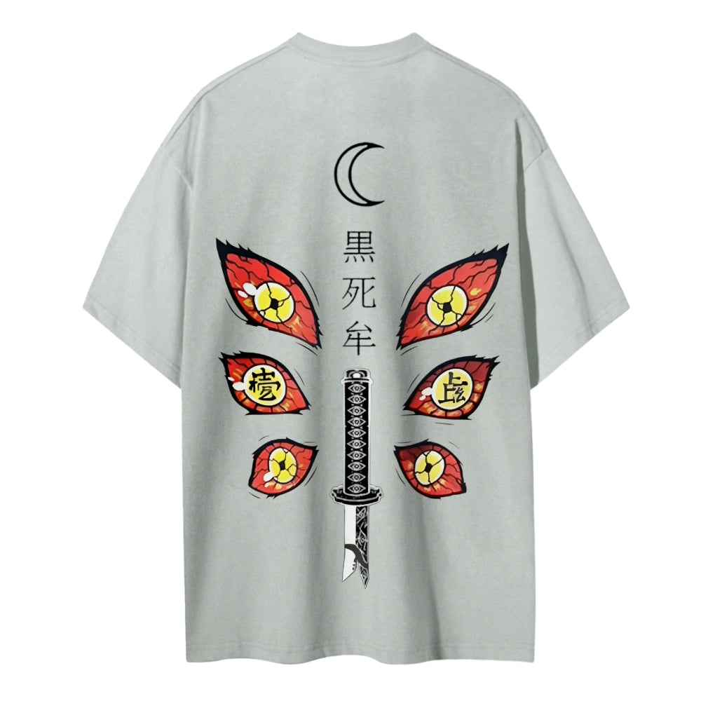 Demon Slayer Cotton Unisex Crew Neck Anime T-Shirt