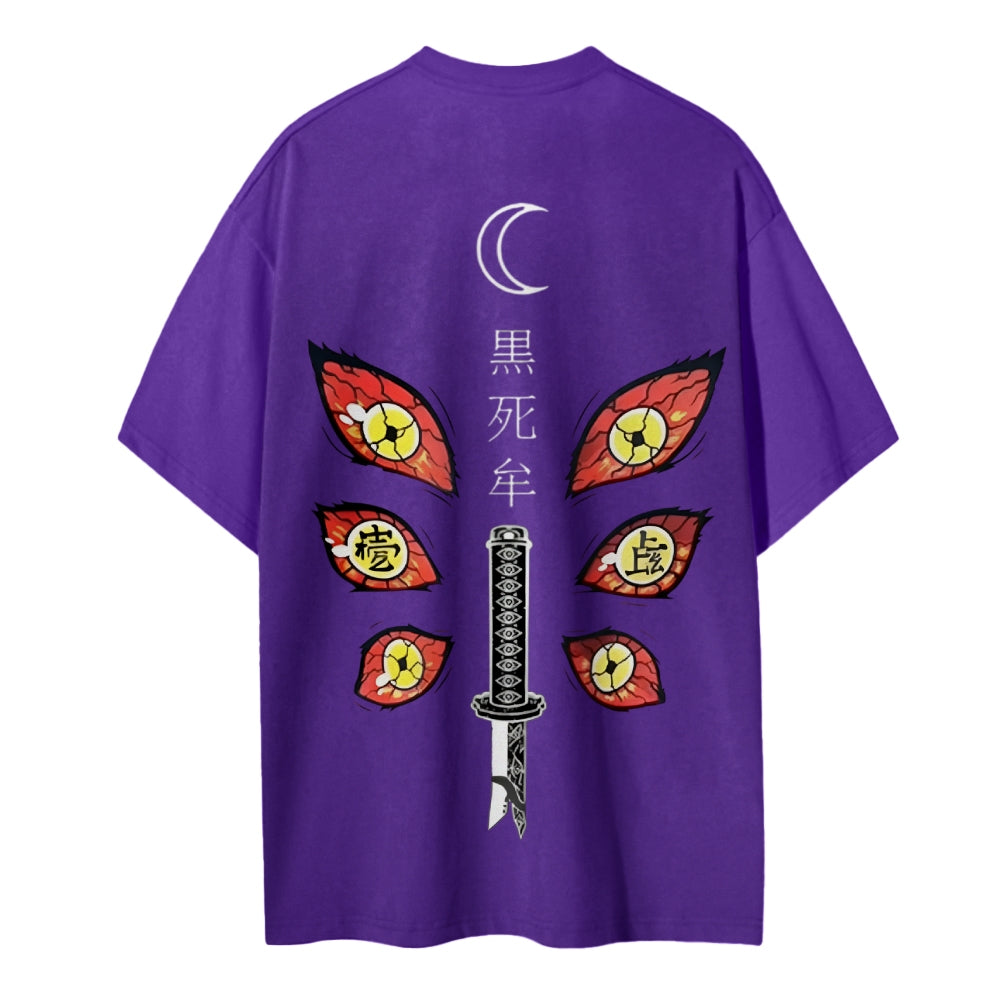 Demon Slayer Cotton Unisex Crew Neck Anime T-Shirt