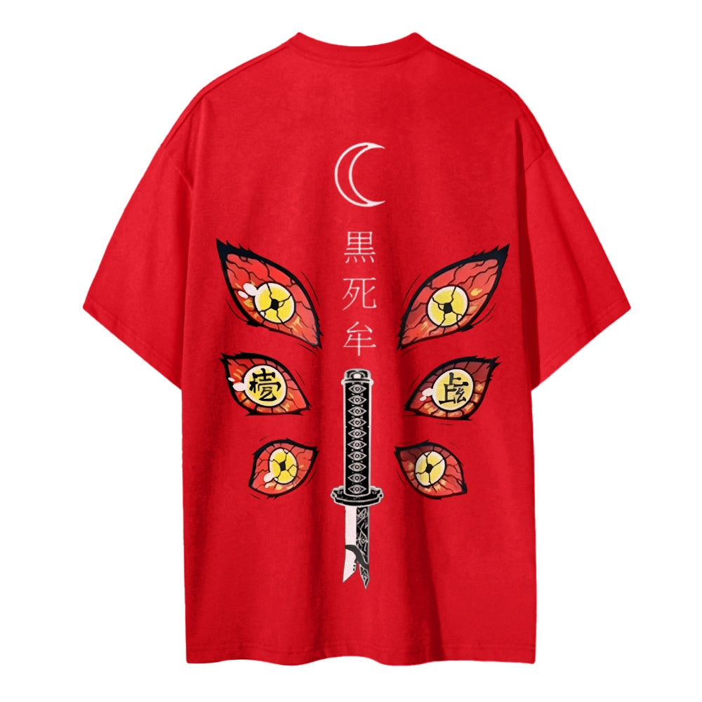 Demon Slayer Cotton Unisex Crew Neck Anime T-Shirt