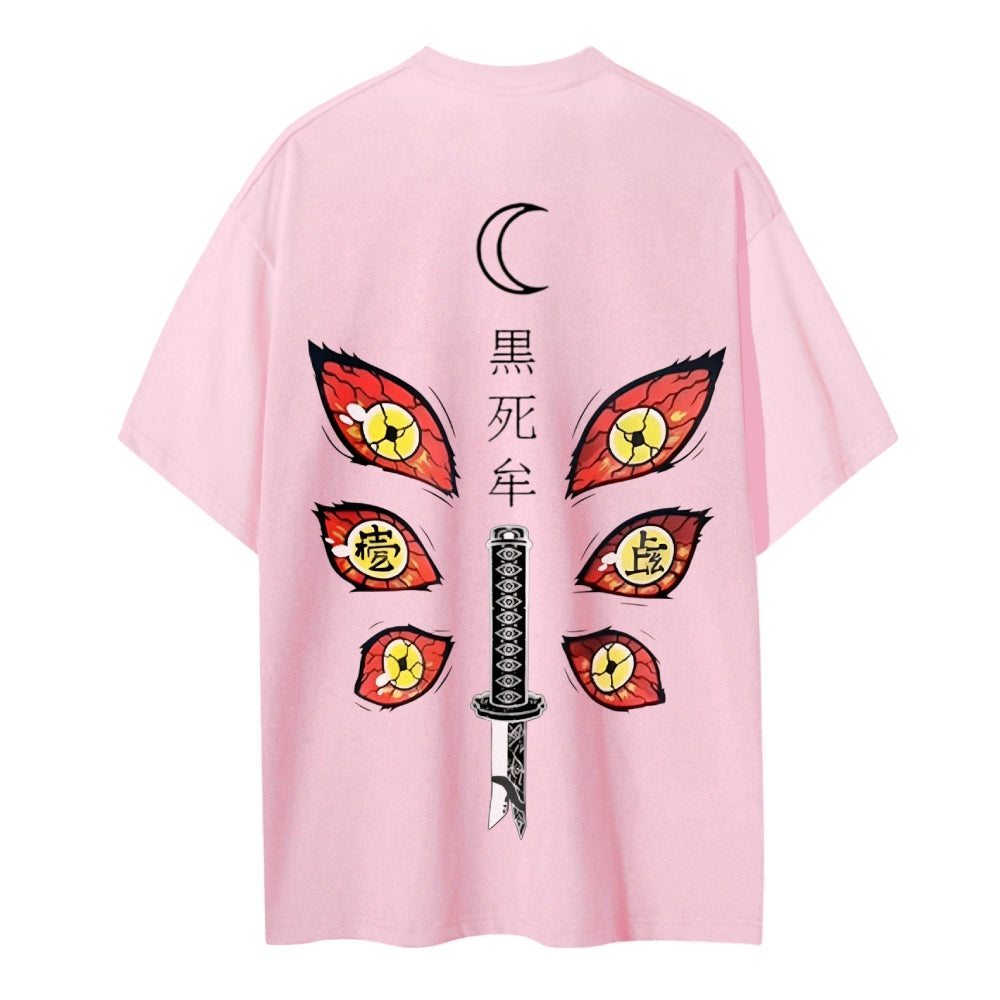 Demon Slayer Cotton Unisex Crew Neck Anime T-Shirt